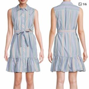 Tommy Hilfiger Multicolor Striped Mini Dress